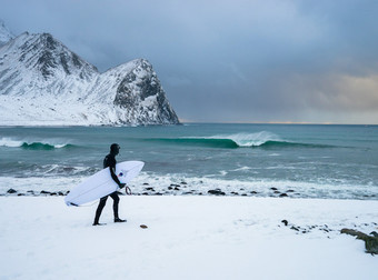 Surfing In Warm Weather Is For Suckers. These Guys Do It In The Arctic.