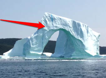 This Glacier Dangerously Fell To Pieces Before This Couple’s Eyes. Whoa.