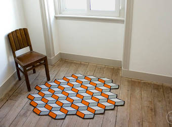 These Optical Illusion Rugs Will Make Your Guests’ Heads Spin.