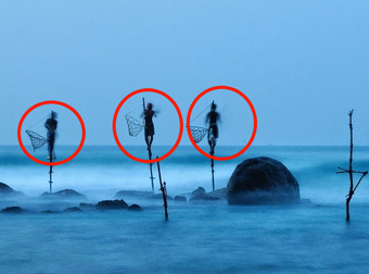 These Are The Ingenious Stilt Fishermen Of Southern Sri Lanka.