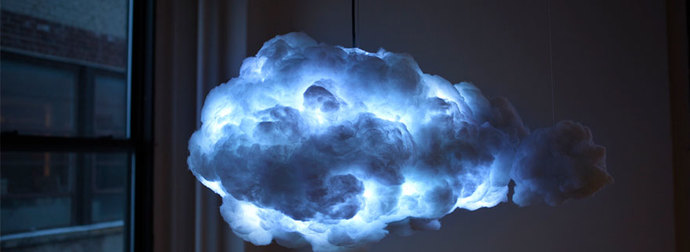 This Lamp Creates A Thunderstorm In Your Living Room. And It’s Really, Really Cool.