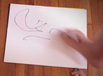 Watch As This Girl Turned A Random Foot Scribble Into Stunning Art. Mary Doodles FTW!