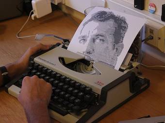 An Artist Loves Literature So Much, He Creates Portraits Of His Favorite Writers.