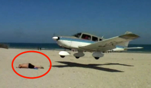 This Would Give Me A Heart Attack! Just Keep Your Eye On That Guy Sunbathing…