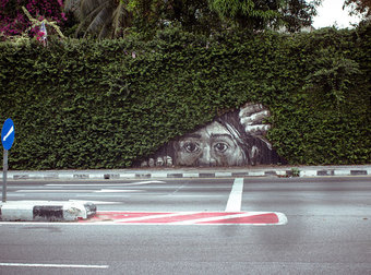 This Urban Artwork Incorporates Nature In A Totally Unexpected Way. These Pieces Are Incredible.