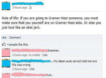 These Grammar Sticklers Tried To Correct Someone, But Failed Even Harder. OMG.