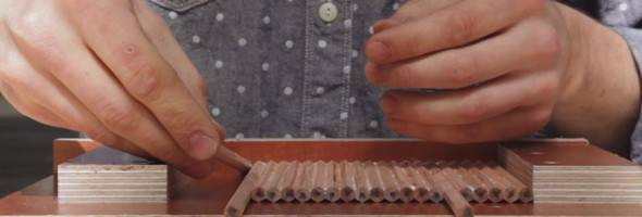 This Guy Took A Bunch Of Pencils And Had A Crazy Idea. The Result Seems Impossible.