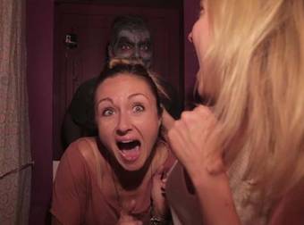 These Reactions To Being Caught In A Haunted Photo Booth Are Almost Too Hilarious.