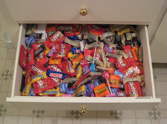 Instead Of Using Your Freezer For Making And Storing Ice, Use It For Candy.