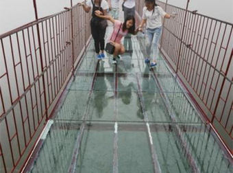 Gird Your Loins And Gather The Courage To Cross This Glass Bridge.