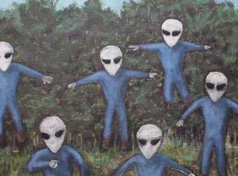 This Guy Believes He Was Abducted By Aliens…And Paints Pictures Of It.