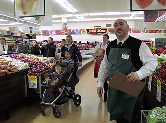 Supermarket Employees Surprise Shoppers With A Beautiful Opera Flash Mob.