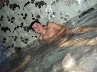 These Russian Kids Turned The Inside Of Their House Into A Swimming Pool. Whoa.