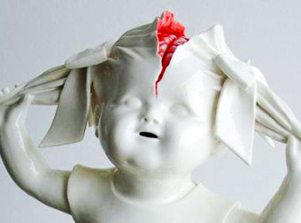Danish Artist Maria Rubinke Creates These Creepy Porcelain Dolls. So Twisted.