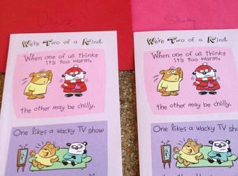 These Couples Always Think Alike, Especially When It Comes To Greeting Cards.