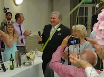 Father Of The Bride Gives A Surprise Performance At His Daughter’s Wedding