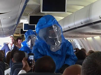 An Unlucky Airplane Passenger Proves Why You Shouldn’t Joke About Ebola.