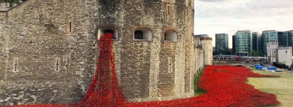 Incredible WWI Tribute In London Looks Like A River Of Blood. But Look Closer.