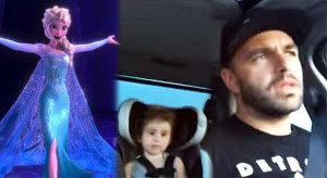 What This The Best Dad Ever Does When ‘Let It Go’ Comes On The Radio Is Priceless. I Love It.
