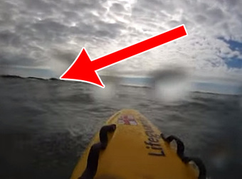 Lifeguard Rescues A Screaming Boy Seconds Away From Drowning In A Dangerous Rip Current.