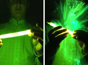 When A Glow Stick Blows Up In A Kid’s Face, His Dad Is Less Than Pleased.