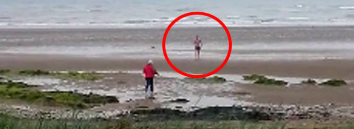 Irish Mother Left Speechless As Son Surprises Her By Rising Out Of The Icy Sea.