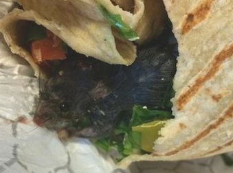 What This Guy Found In His Wrap Will Make You Look Before You Eat. What The… UGH.