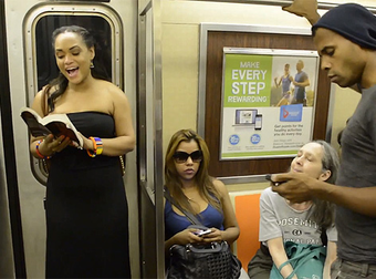 Subway Passengers Get A Broadway Surprise During Their Daily Commute.