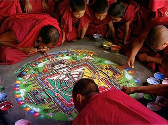 I Had No Idea What These Monks Were Doing. And Then They Finished And… WHOA!