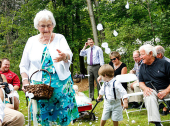 This Bride Made An Unusual And Heartwarming Choice For Her Flower Girl.