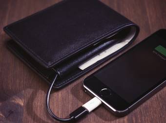 Worried About Your Phone Dying? Just Bring This Brand-New Wallet Along.
