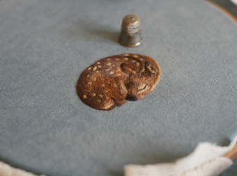 This Woman Creates Adorable Animal Embroidery That’s Impossibly Tiny.