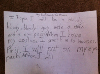 Yikes. These Creepy Notes From Kids Will Make You Sleep With The Light On. #4…OMG