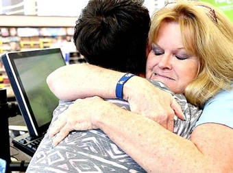 This Man Had The Biggest Surprise For A Kind Cashier Down On Her Luck.