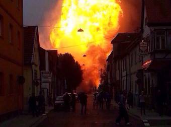 This Is What Happens When A Gas Line Explodes In Germany. OMG. This Is Unreal.