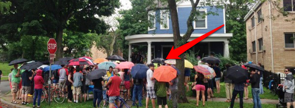 All These Strangers Showed Up In The Rain To Surprise This Kid With The Concert Of A Lifetime.