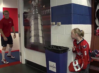 Hockey Player Makes Dream Come True For A Young Fan With Down Syndrome.