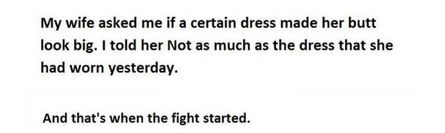 6.) This is why you just don't ask that question.