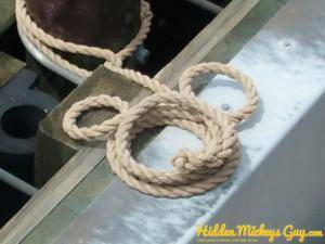 1.) Magic Kingdom - Ferry Dock Rope Mickey