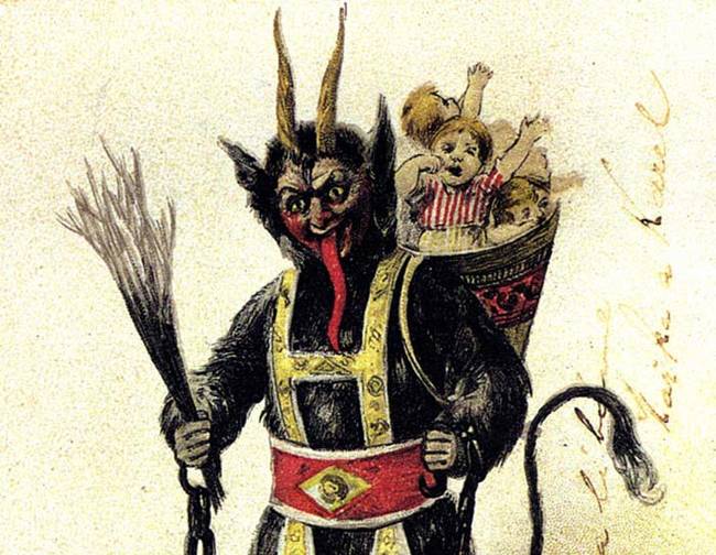 All aboard the Krampus train!