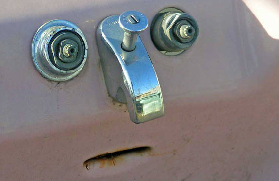 Wow, what a shocked faucet.