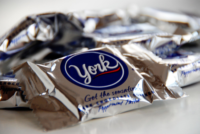 1.) York Peppermint Patties