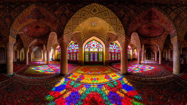 6.) Nasir Al-Mulk Mosque, Shiraz, Iran