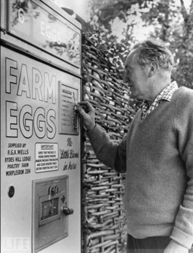 Anyone up for some more eggs from a vending machine?