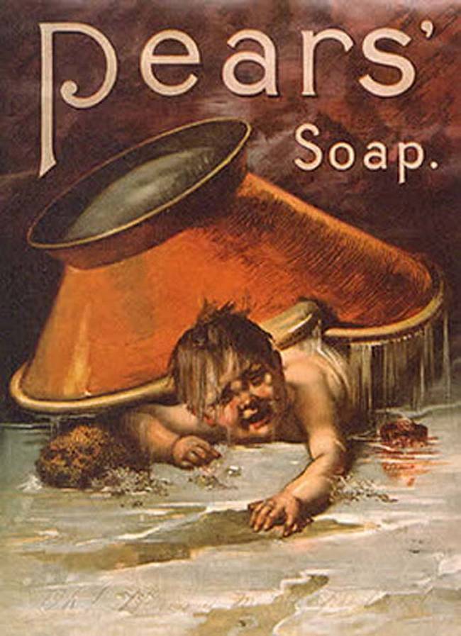 What the heck happened here? How is this ad about soap?