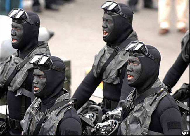 Taiwanese equivalents of Navy SEALs, Parade in Taiwan