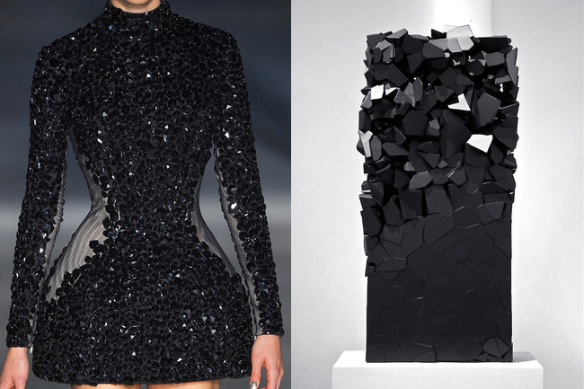 Alexander McQueen, Spring 2009 / Break Wall 1 by EYAL GEVER, 3D print, 2012