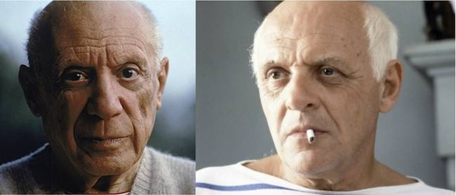 Anthony Hopkins as Pablo Picasso in <i>Surviving Picasso</i>