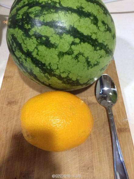 Nothing special to see here... What amazingness could you possibly get from a watermelon and an orange?