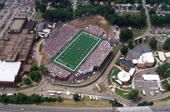 2.) Fawcett Stadium: Canton, Ohio.